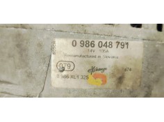 Recambio de alternador para opel astra h ber. edition referencia OEM IAM 0986048791  