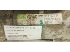 Recambio de motor arranque para volkswagen eos (1f7) 2.0 tdi referencia OEM IAM 02M911024P  