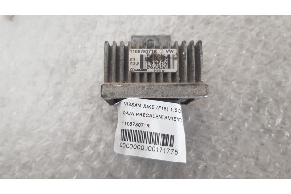 Recambio de caja precalentamiento para nissan juke (f15) 1.5 dci 110 fap referencia OEM IAM 110678071R  