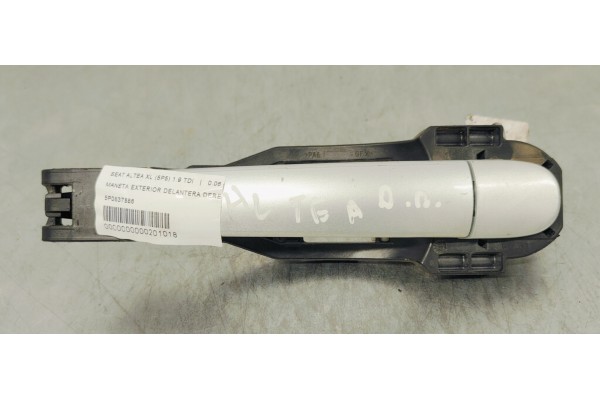 Recambio de maneta exterior delantera derecha para seat altea xl (5p5) 1.9 tdi referencia OEM IAM 5P0837886  