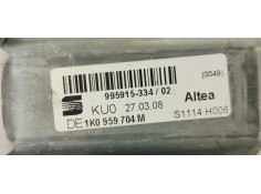 Recambio de elevalunas trasero derecho para seat altea (5p1) 1.9 tdi referencia OEM IAM 1K0959704M  