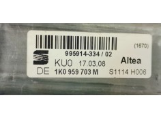 Recambio de elevalunas trasero izquierdo para seat altea (5p1) 1.9 tdi referencia OEM IAM 1K0959703M  