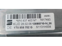 Recambio de elevalunas delantero derecho para seat altea (5p1) 1.9 tdi referencia OEM IAM 5P0837402N  