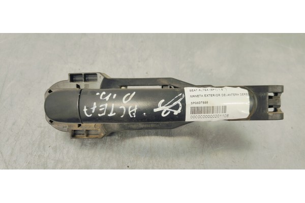 Recambio de maneta exterior delantera derecha para seat altea (5p1) 1.6 referencia OEM IAM 5P0837886  