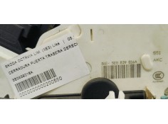 Recambio de cerradura puerta trasera derecha para skoda octavia lim. (5e3) like referencia OEM IAM 5E0839016A  