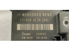 Recambio de modulo electronico para mercedes-benz clase e (w211) berlina 2.7cdi 180 [270] referencia OEM IAM 2118201526  