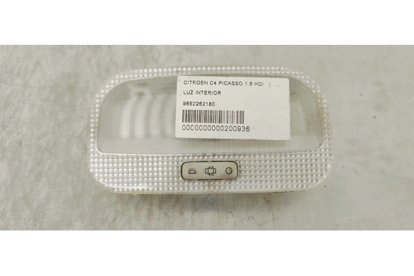 Recambio de luz interior para citroen c4 picasso 1.6 hdi referencia OEM IAM 9652262180  