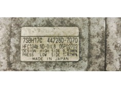 Recambio de compresor aire acondicionado para ford c-max 1.6 tdci referencia OEM IAM 4472807070  