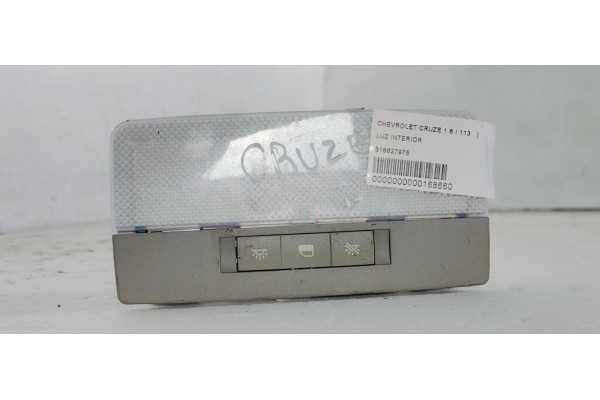 Recambio de luz interior para chevrolet cruze 1.6 i 113 referencia OEM IAM 316627975  