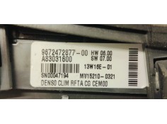 Recambio de mando climatizador para citroen c4 picasso 1.6 hdi referencia OEM IAM 9672472877  