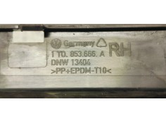 Recambio de rejilla paragolpes derecha para volkswagen touran (1t1) touran i monovolumen fase 2 referencia OEM IAM 1T0853666A  