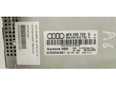Recambio de sistema audio / radio cd para audi a6 berlina (4f2) 3.0 tdi referencia OEM IAM 4F0035729D  
