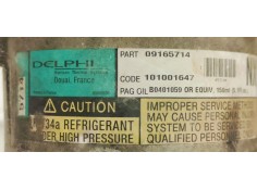 Recambio de compresor aire acondicionado para opel astra g berlina comfort referencia OEM IAM 09165714  
