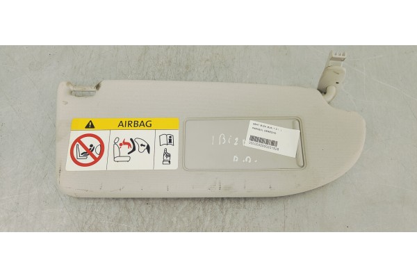 Recambio de parasol derecho para seat ibiza (6j5) 1.0 i referencia OEM IAM   
