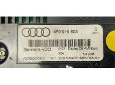 Recambio de pantalla multifuncion para audi a6 berlina (4f2) 3.0 tdi referencia OEM IAM 4F0919603  