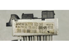 Recambio de resistencia calefaccion para bmw x3 (e83) 2.0 d referencia OEM IAM 64116920365  