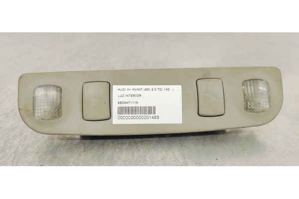 Recambio de luz interior para audi a4 avant (8e) 2.0 tdi 140 referencia OEM IAM 8E0947111A  