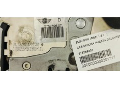 Recambio de cerradura puerta delantera derecha para bmw mini (r56) 1.6 i referencia OEM IAM 275259607  