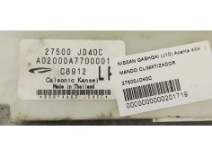 Recambio de mando climatizador para nissan qashqai (j10) acenta 4x4 referencia OEM IAM 27500JD40C  