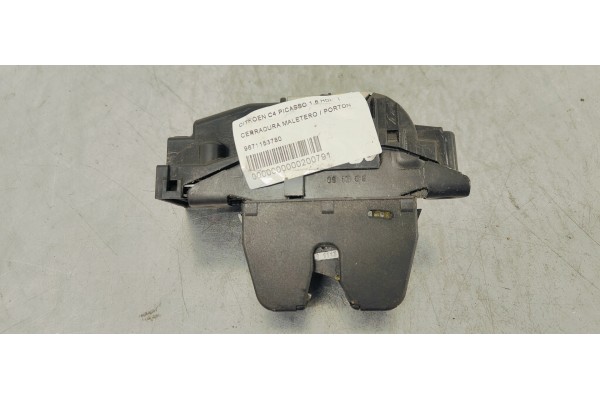 Recambio de cerradura maletero / porton para citroen c4 picasso 1.6 hdi referencia OEM IAM 9671153780  