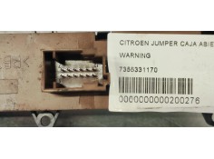 Recambio de warning para citroen jumper caja abierta (06.2006 =>) 2.2 hdi referencia OEM IAM 7355331170  