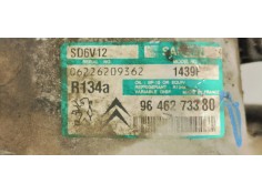 Recambio de compresor aire acondicionado para citroen c3 1.4 hdi exclusive referencia OEM IAM 9646273380  