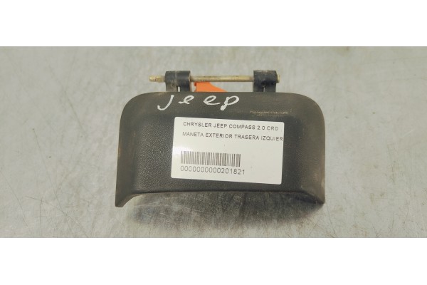 Recambio de maneta exterior trasera izquierda para chrysler jeep compass 2.0 crd referencia OEM IAM   