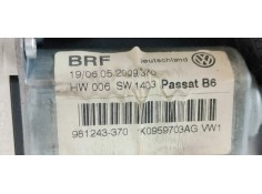 Recambio de elevalunas trasero izquierdo para volkswagen passat berlina (3c2) advance plus referencia OEM IAM 3C4839755H  