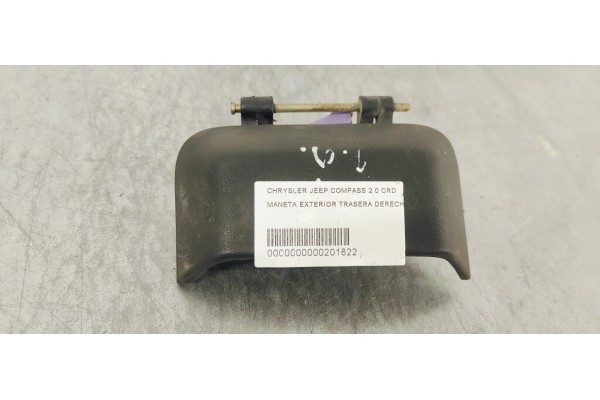 Recambio de maneta exterior trasera derecha para chrysler jeep compass 2.0 crd referencia OEM IAM   