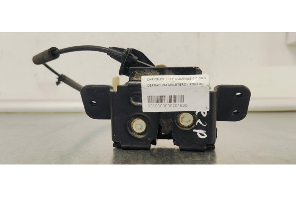 Recambio de cerradura maletero / porton para chrysler jeep compass 2.0 crd referencia OEM IAM   