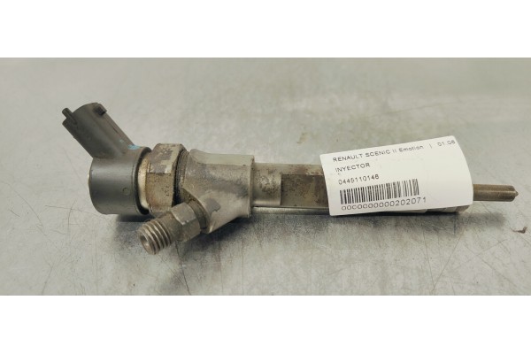 Recambio de inyector para renault scenic ii emotion referencia OEM IAM 0445110146  
