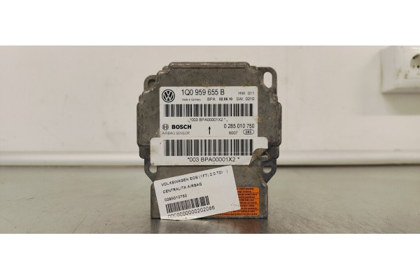 Recambio de centralita airbag para volkswagen eos (1f7) 2.0 tdi referencia OEM IAM 0285010750  