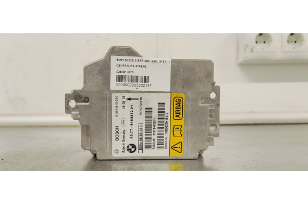 Recambio de centralita airbag para bmw serie 3 berlina (e90) 318 i referencia OEM IAM 0285010070  