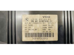 Recambio de cuadro instrumentos para bmw serie 3 berlina (e90) 318 i referencia OEM IAM 9187052  