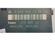 Recambio de modulo electronico para mercedes-benz clase clk (w209) coupe 2.7cdi 170 [270] referencia OEM IAM A2098200326  