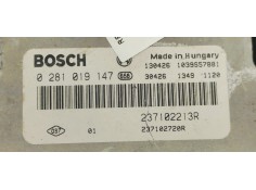 Recambio de centralita motor uce para renault clio iv 1.5 dci referencia OEM IAM 0281019147  