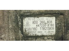 Recambio de compresor aire acondicionado para volkswagen passat berlina (3b3) 1.9tdi 130 4x4 referencia OEM IAM 8D0260808  