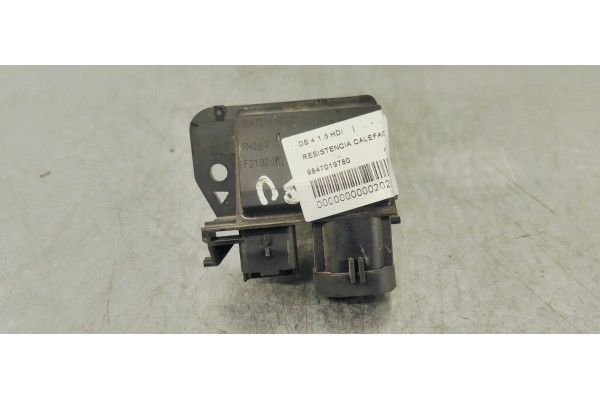 Recambio de resistencia calefaccion para ds 4 1.5 hdi referencia OEM IAM 9847019780  