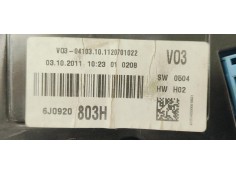 Recambio de cuadro instrumentos para seat ibiza (6j5) 1.6 tdi referencia OEM IAM 6J0920803H  