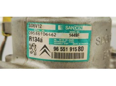 Recambio de compresor aire acondicionado para peugeot 206 berlina look referencia OEM IAM 9655191580  