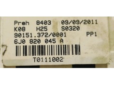 Recambio de mando calefaccion / aire acondicionado para seat ibiza (6j5) 1.6 tdi referencia OEM IAM 6J0820045A  