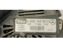 Recambio de alternador para mercedes-benz clase a (w169) 2.0i 136 [200] referencia OEM IAM A2661540902  