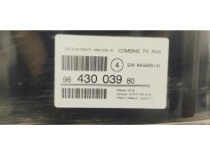 Recambio de cuadro instrumentos para peugeot 208 (p2) 1.5 hdi referencia OEM IAM 9843003980  