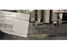 Recambio de maneta exterior delantera derecha para peugeot 208 (p2) 1.5 hdi referencia OEM IAM 9802977180  