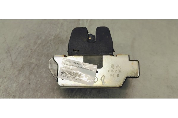 Recambio de cerradura maletero / porton para peugeot 208 (p2) 1.5 hdi referencia OEM IAM 9151487499H  