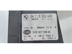 Recambio de mando climatizador para bmw serie 3 berlina (e46) 320d referencia OEM IAM 64118382446  