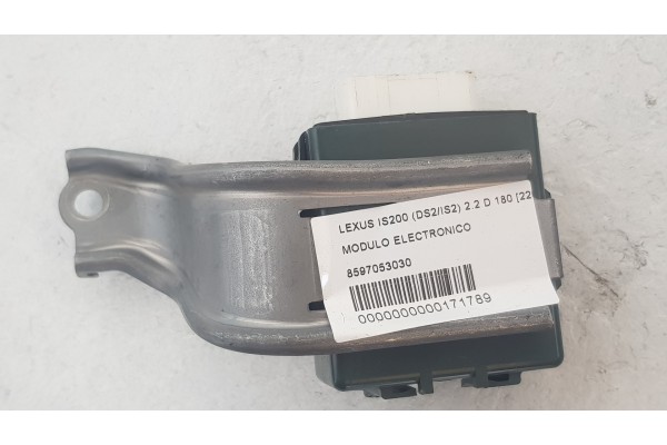 Recambio de modulo electronico para lexus is200 (ds2/is2) 2.2 d 180 [220] fap referencia OEM IAM 8597053030  
