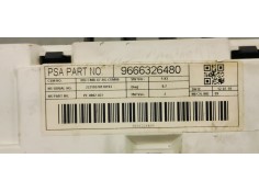 Recambio de cuadro instrumentos para citroen c5 berlina 1.6 16v hdi fap referencia OEM IAM 9666326480  