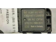 Recambio de sensor presion para audi a4 ber. (b8) 2.0 tdi referencia OEM IAM 0281002977  