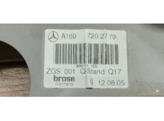 Recambio de elevalunas delantero izquierdo para mercedes-benz clase b (w245) 2.0 cdi referencia OEM IAM A1697202779  